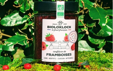 Confiture de framboises bio